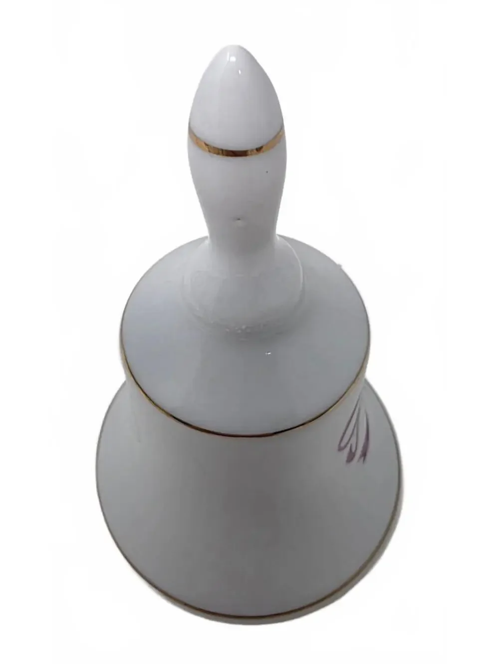 Vintage Papel Grandmother Porcelain Bell Made in Japan Gold Trim Gift